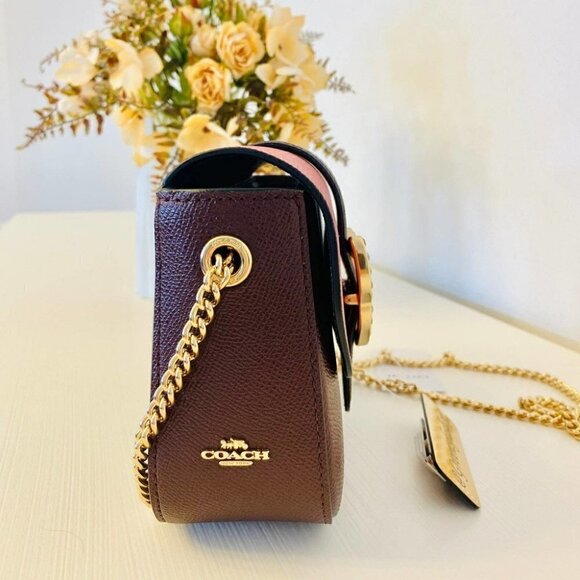 Coach purse Gemma Crossbody In Colorblock With Butterfly Buckle - Picture 4 of 12